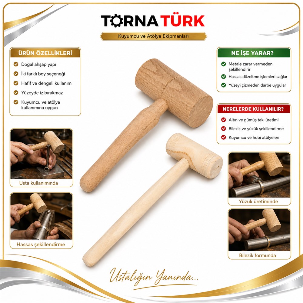 ahşap çekiçler