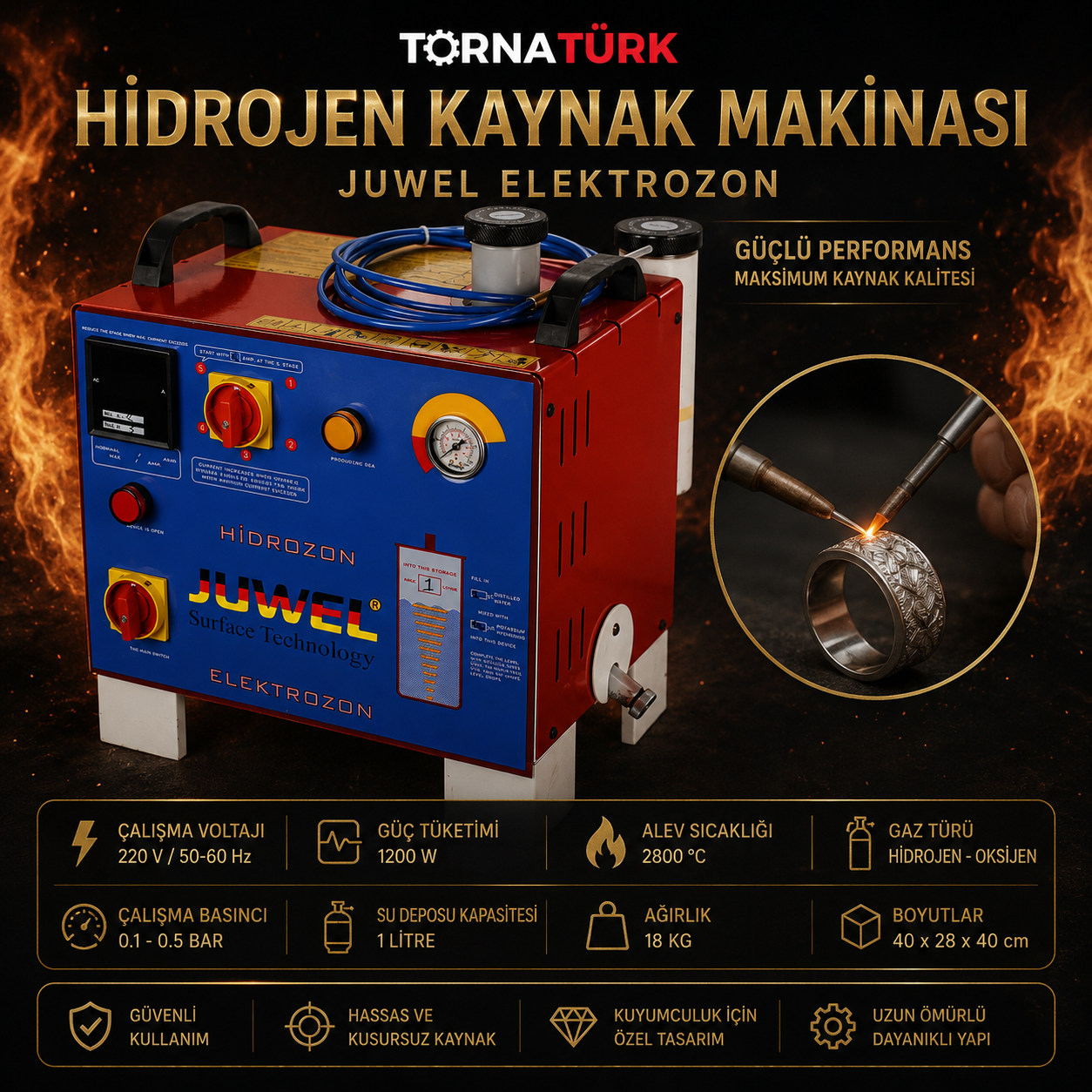 hidrozon kaynak makinası tek kişilik / Hydrozone welding machine, single person.
