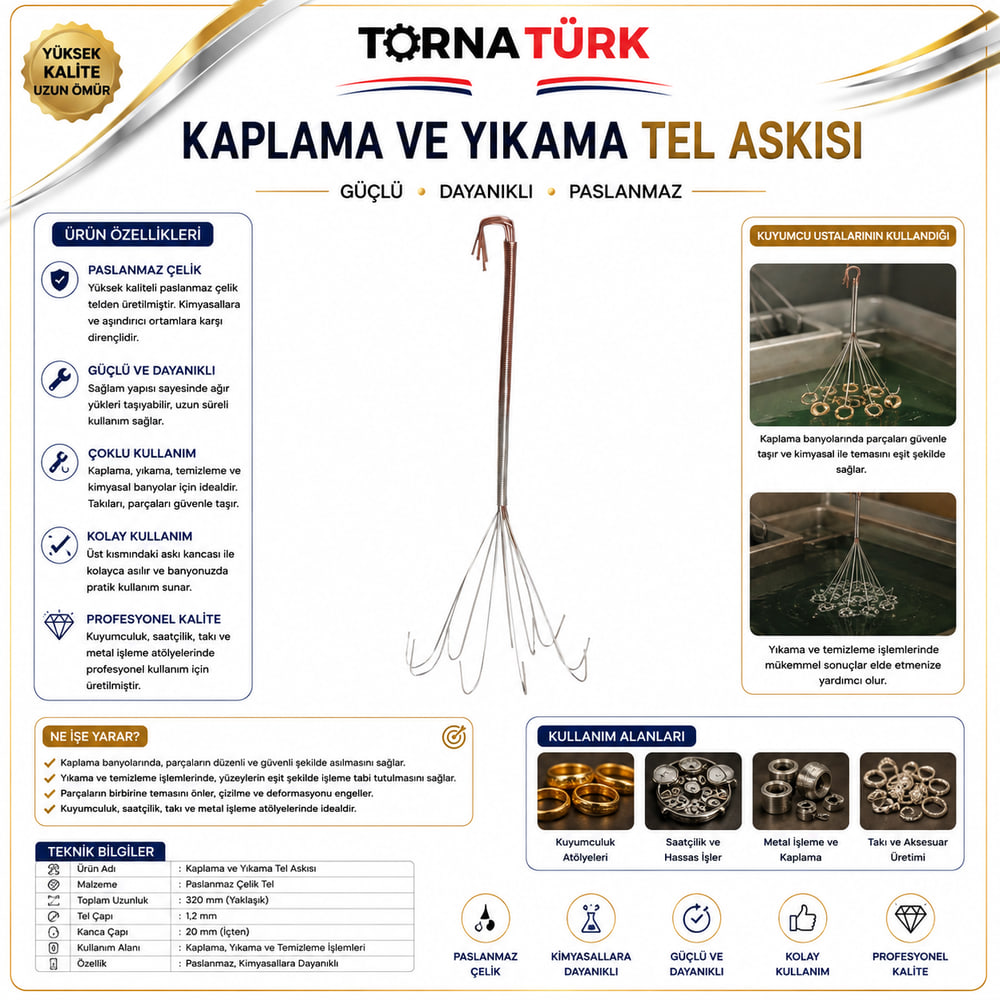 banyo askısı - tel askı