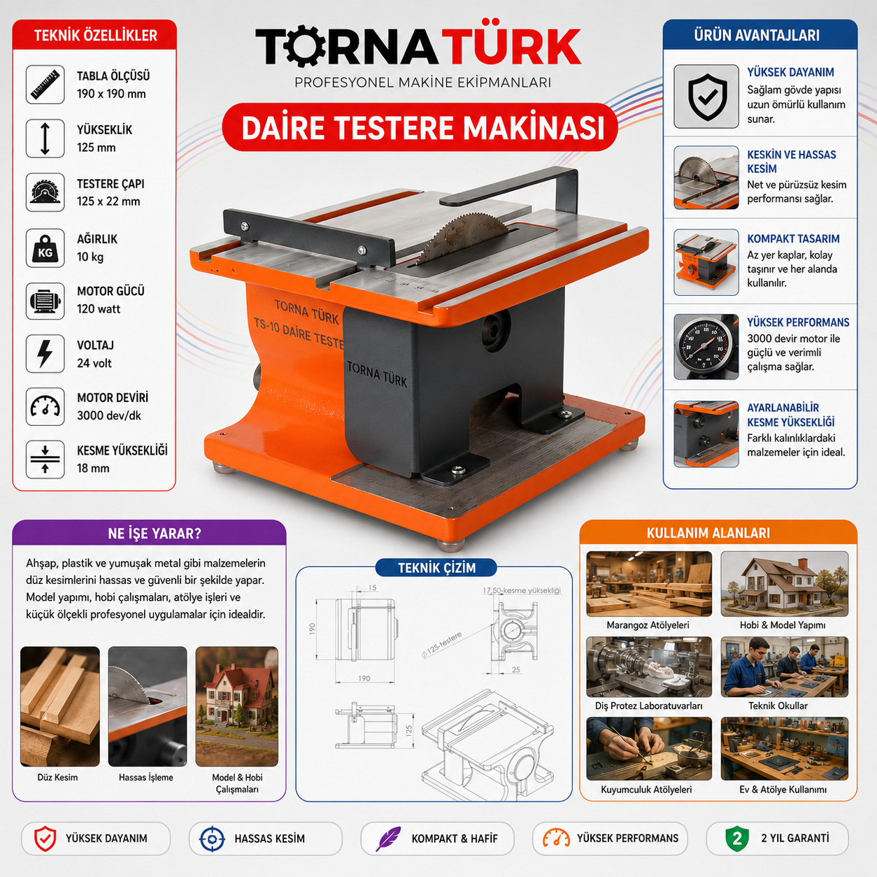 daire testere makinası / circular saw machine