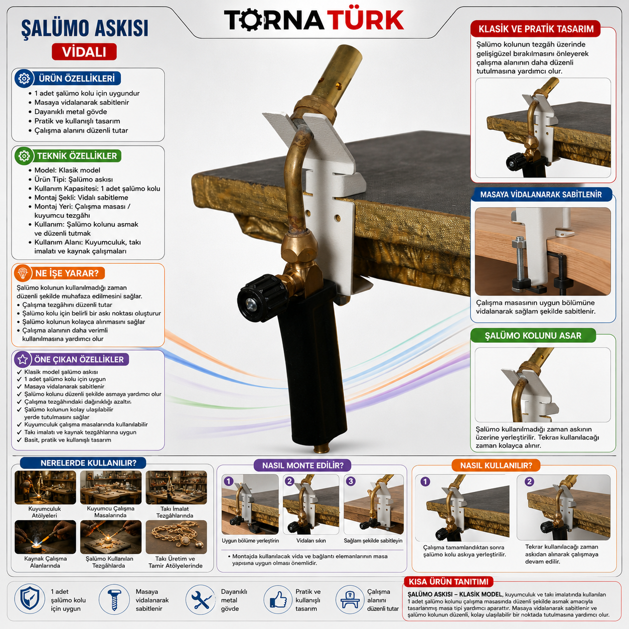 şalümo askısı