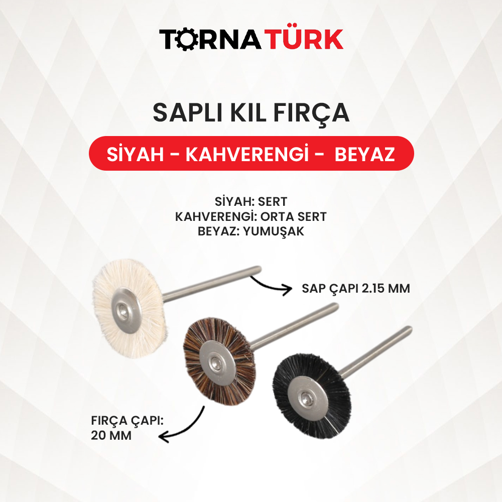 saplı kıl fırça