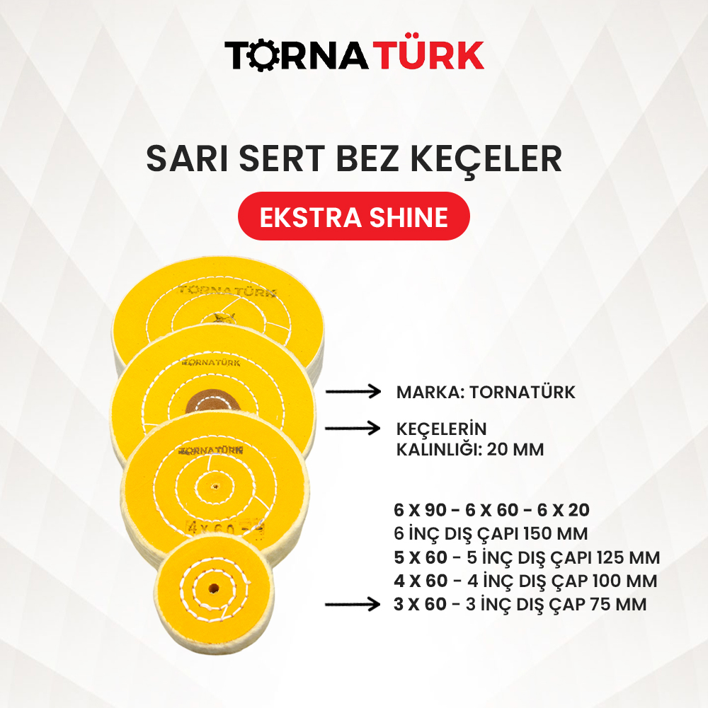 sarı sert bez keçeler  -   extra shine