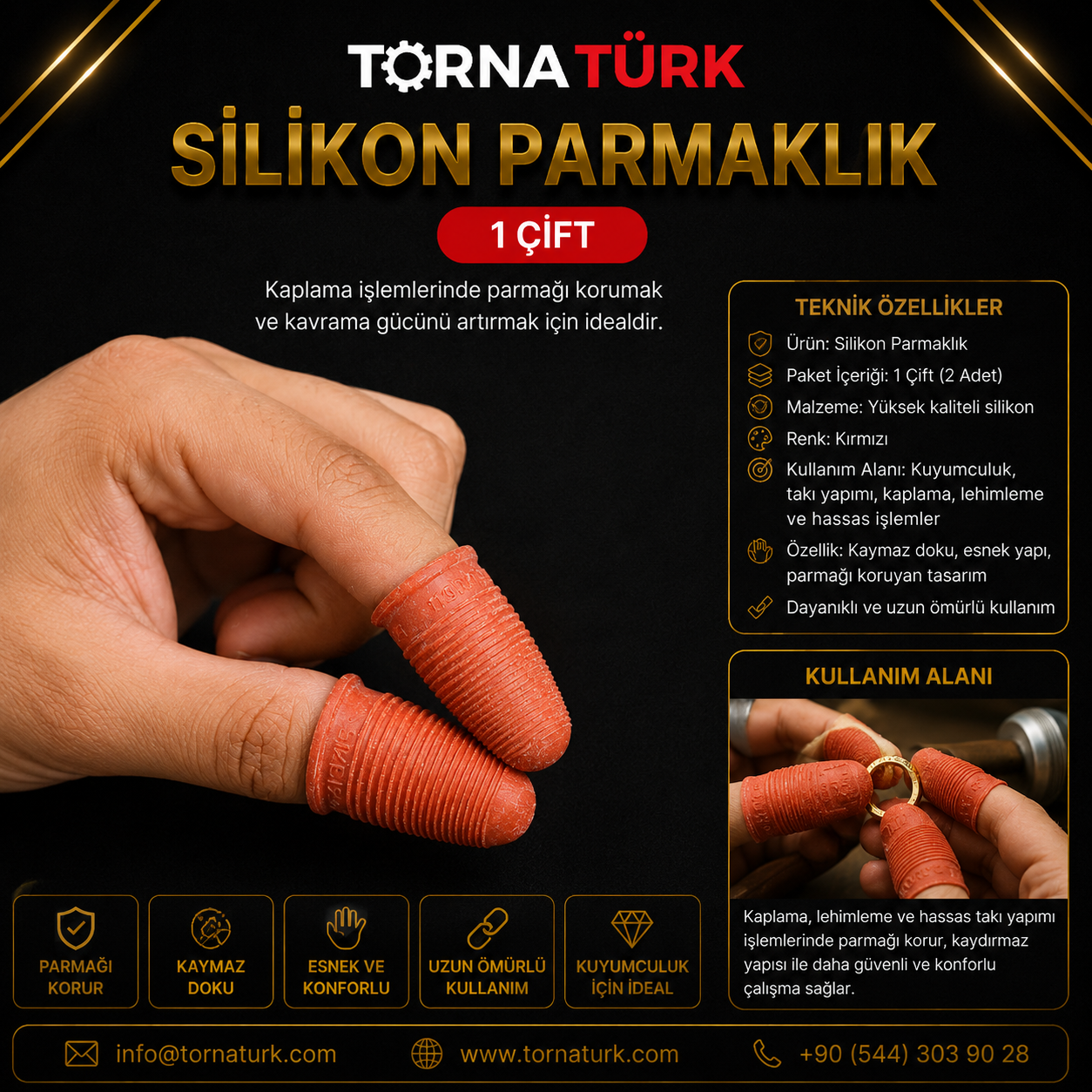 silikon parmaklık 1 çift