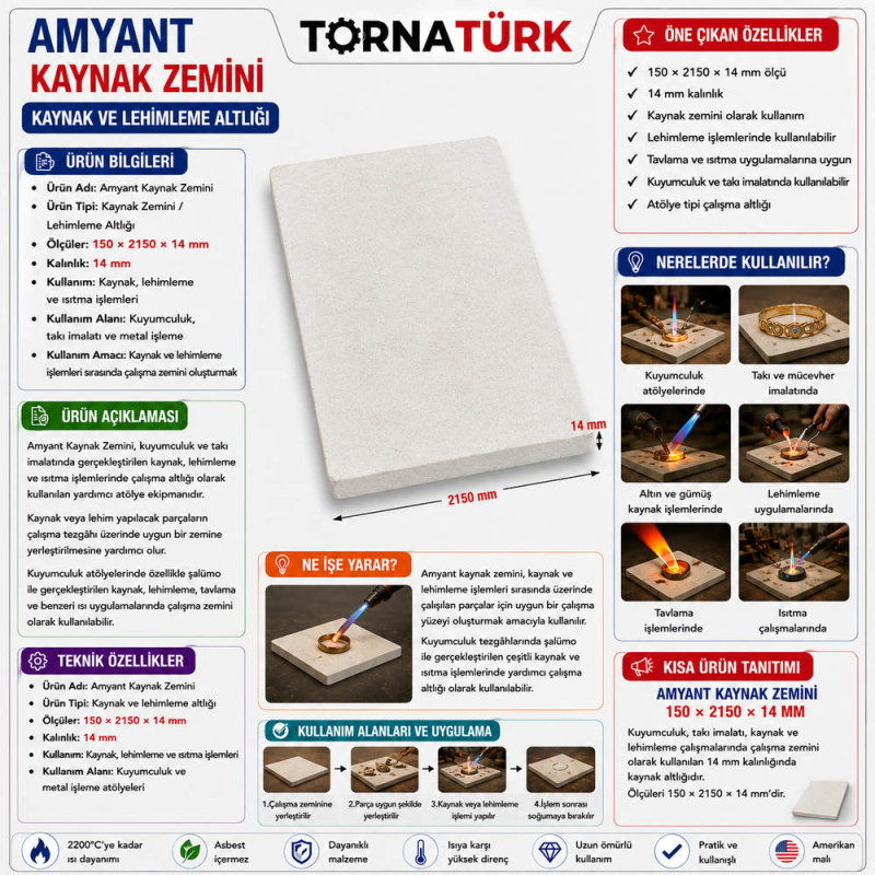 amyant kaynak zemini