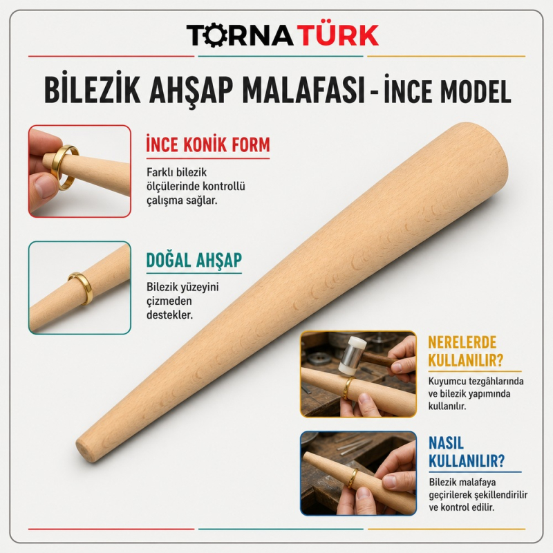 ahşap ince bilezik malafası