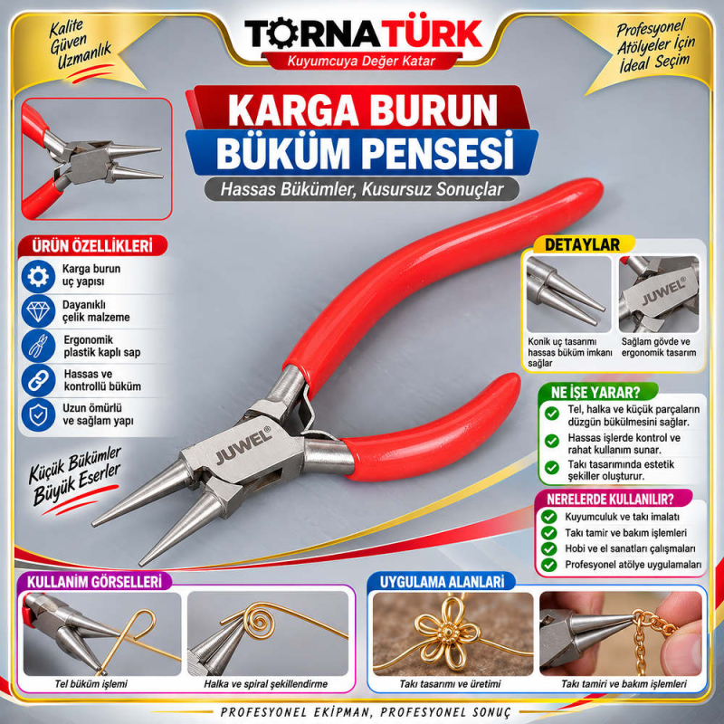 karga burun bükme pensesi