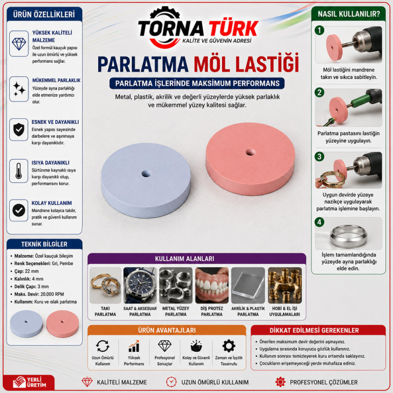 parlatma taşları - möl lastiği