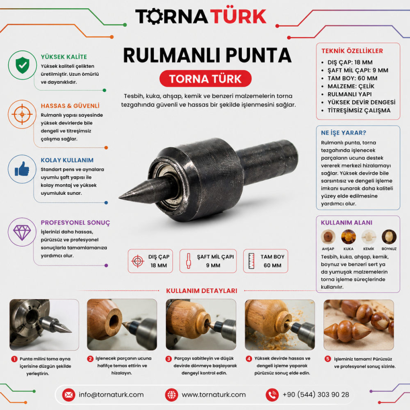 rulmanlı punta